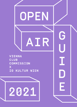 Cover des Open-Air-Guides - Schriftzug: Open Air Guide